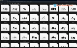 Tải Font VNI - Bộ font chữ hỗ trợ phần mềm kế toán chuẩn tiếng Việt