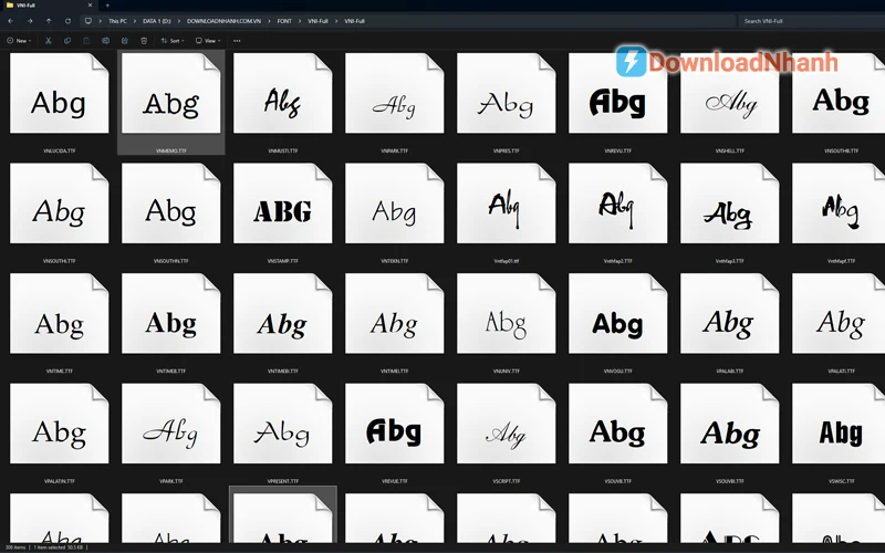 Tải Font VNI - Bộ font chữ hỗ trợ phần mềm kế toán chuẩn tiếng Việt