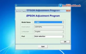 Tải Phần Mềm Reset Epson L1800 - Sửa Lỗi Waste Ink Pad Counter