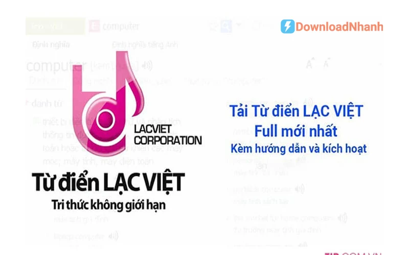 Tải Từ Điển Lạc Việt MTD9 - Phần Mềm Tra Cứu Anh Việt