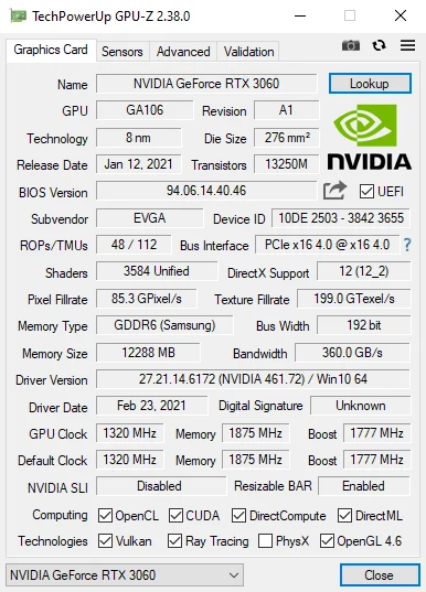 Tải GPU-Z – Kiểm tra card đồ họa (Windows)