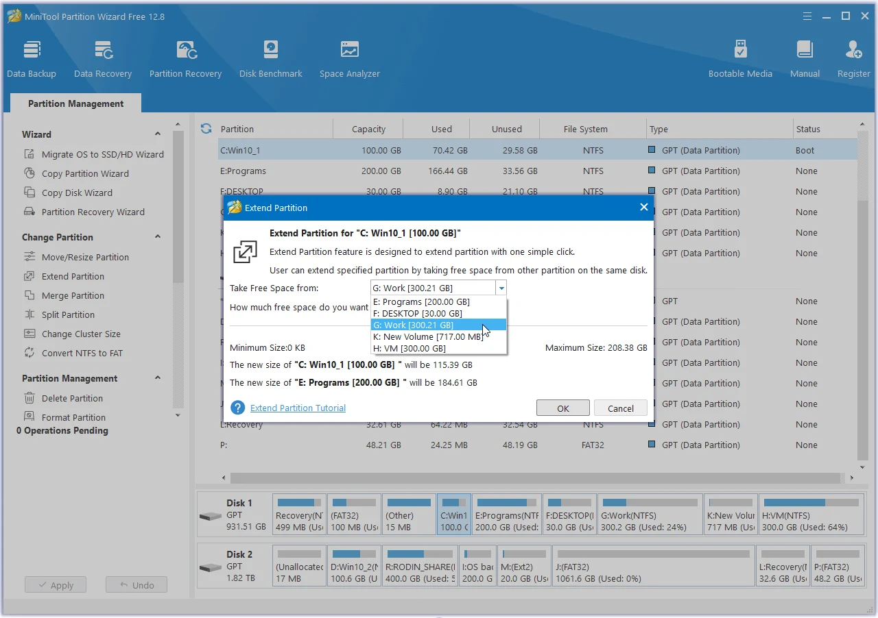 Tải MiniTool Partition Wizard 12.9 Full – Phần Mềm Quản Lý Ổ Cứng